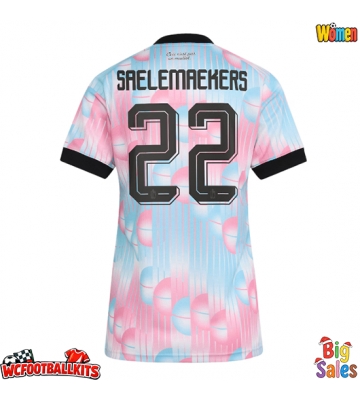 Belgium Alexis Saelemaekers #22 Replica Away Stadium Shirt for Women World Cup 2026 Short Sleeve